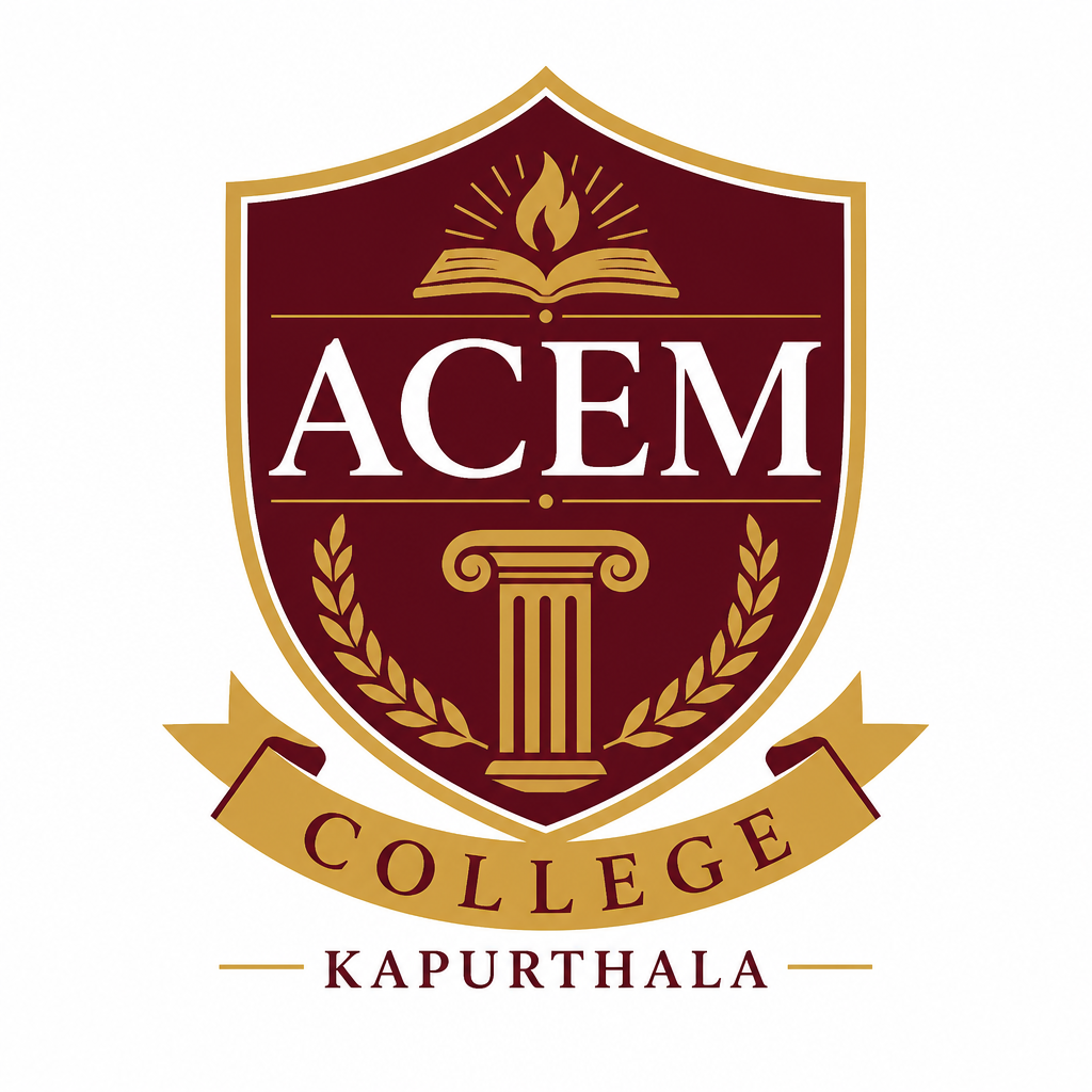 ACEM College Kapurthala logo